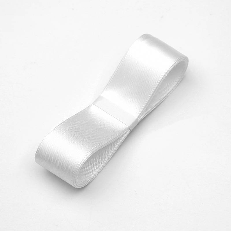 Schleife - Weiß - Rolle 2,5 cm x 32 m