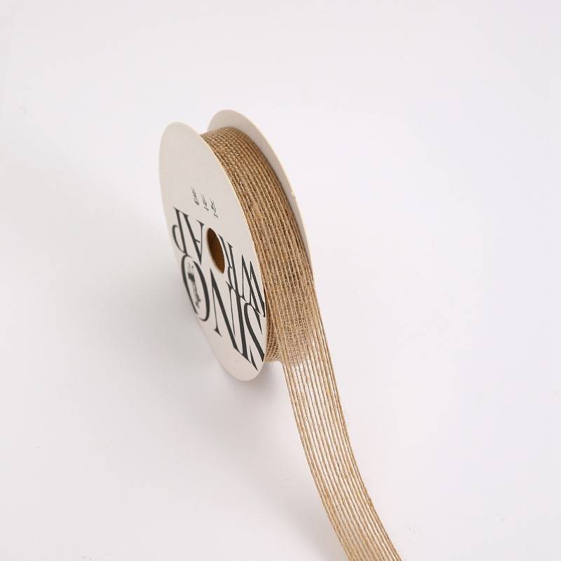 Juteband – Natur – Rolle 2,5cm × 13,5m