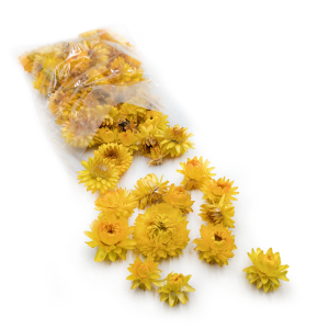 Immortelle Getrocknete – Blütenköpfe – (Helichrysum) – Gelb