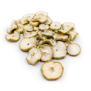 Getrocknete grüne Apfelscheiben - 30 Stück