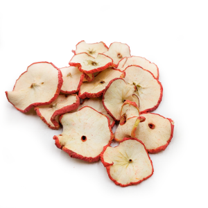 Getrocknete rote Apfelscheiben - 15 Stück