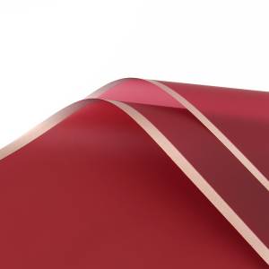 Floristische Folie - "Frame" Weinrot - Bögen 58x58 cm - 20 Stück