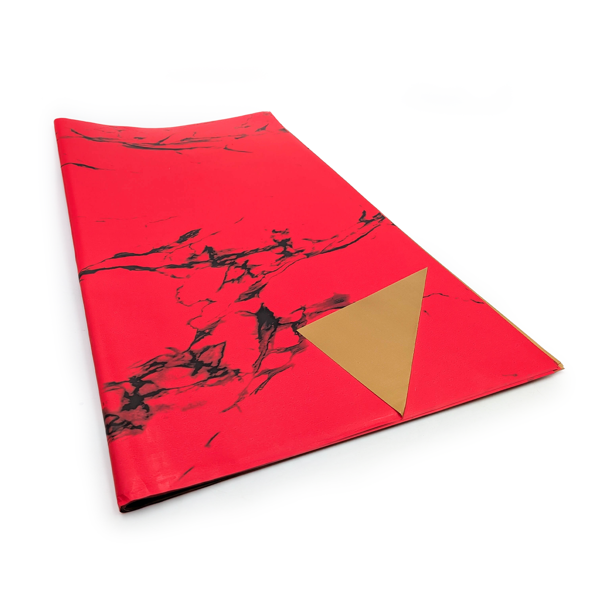 Floristikfolie – Stone&Shine – Rot – Bögen 56 × 56 cm – 20 Stk.