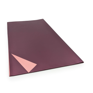 Floristische Folie - Rotwein - Bögen 58x58 cm - 20 Stück