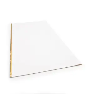 Floristische Folie - "Stripe" Weiß - Bögen 58x58 cm - 20 Stück