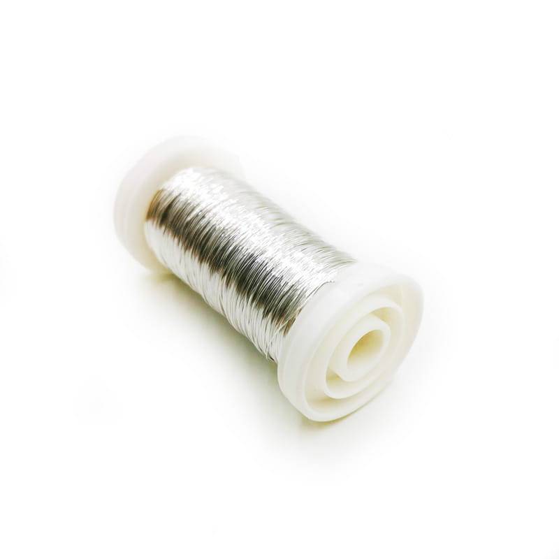 Glatter Floristendraht - Silber - 100 m