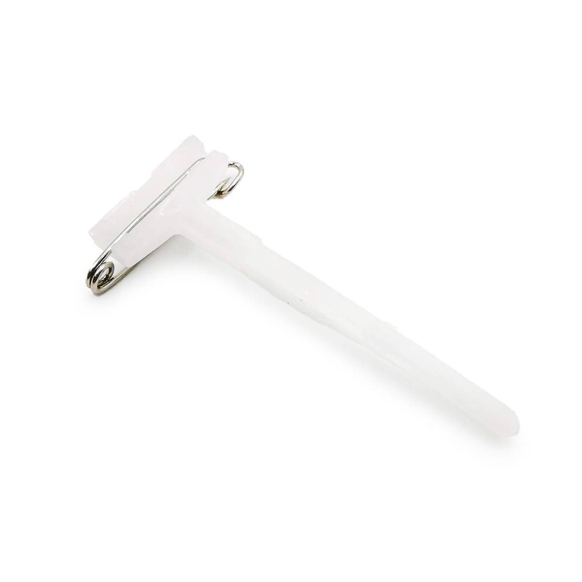 Pinclips - Knopfloch - Weiß