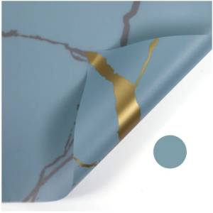 Floristische Folie - "Marble" Pastellgrün - Bögen 58x58 cm - 20 Stück