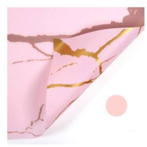 Floristische Folie - "Marble" Pink - Bögen 58x58 cm - 20 Stück