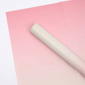 Floristische Folie - "Gradient" Pink + Gelb - Bögen 50x58 cm - 20 Stück