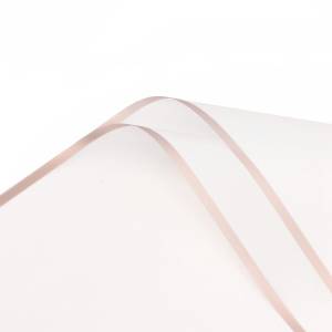 Floristische Folie - "Frame" Weiß - Bögen 58x58 cm - 20 Stück