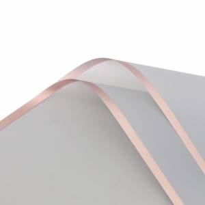 Floristische Folie - "Frame" Grau - Bögen 58x58 cm - 20 Stück