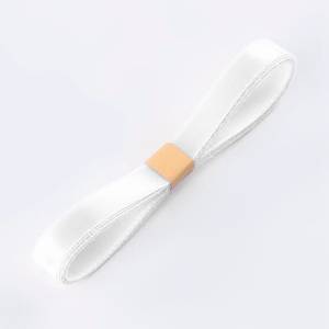 Schleife - Weiß - Rolle 1cmx82m