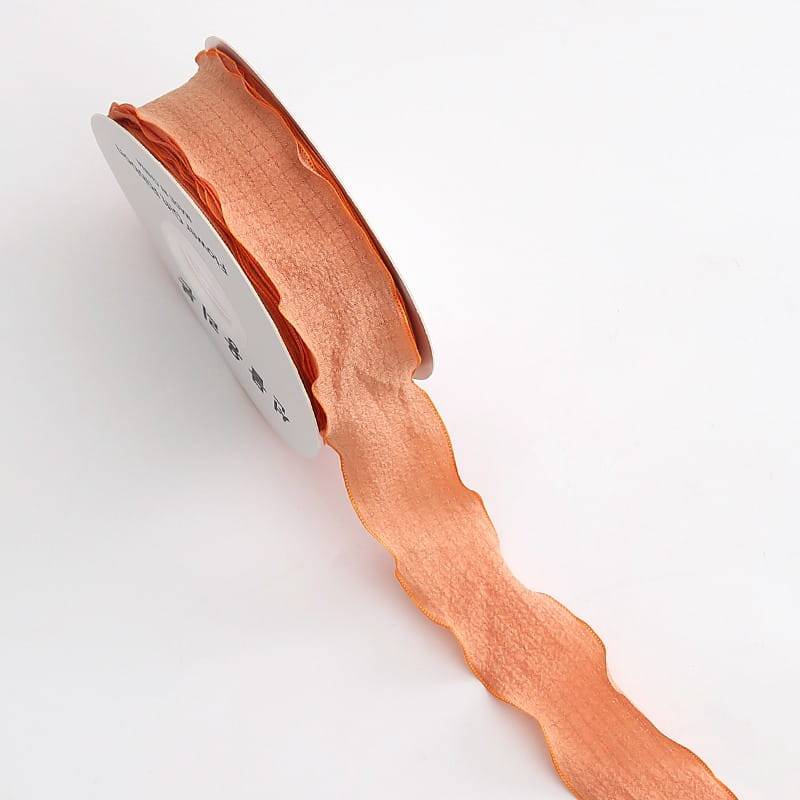 Schleife - Blassorange - Rolle 2,5 cm x 9 m
