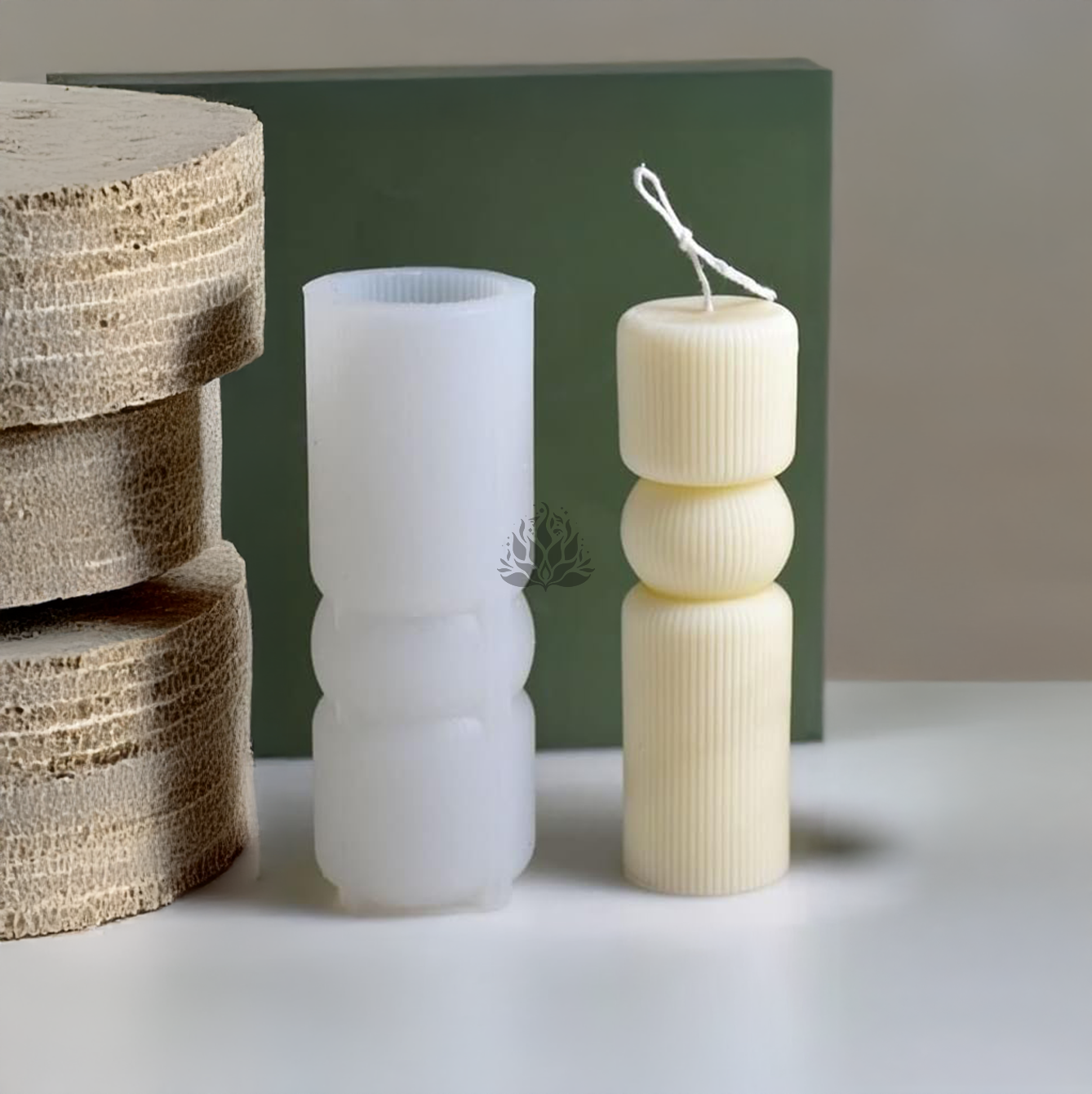 Silikonform für Kerzen - "Artemis Pillar" Säule