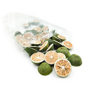 Getrocknete grüne Limettenhälften - 200 g Packung