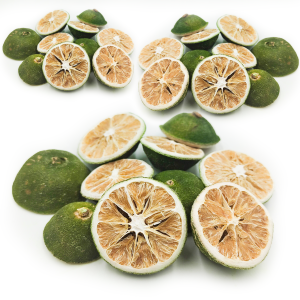 Getrocknete grüne Limettenhälften - 10 Stk.