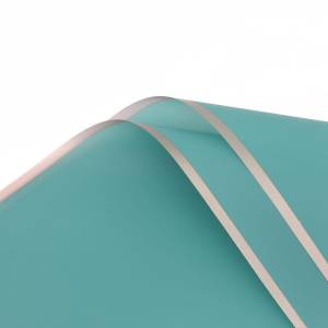 Floristische Folie - "Frame" Smaragd - Bögen 58x58 cm - 20 Stück