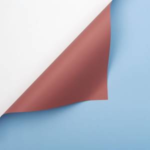 Floristische Folie - Blau + Zimt - Bögen 58x58 cm - 20 Stück