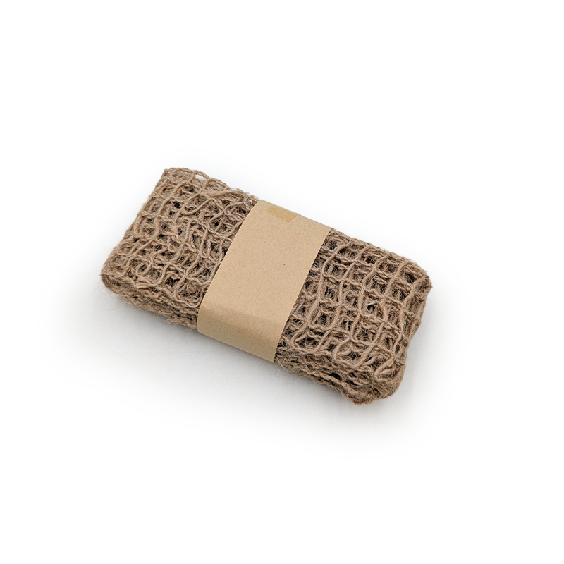 Floristikband aus Jute – Natur – Natürliches Gitter – Rolle 4cm × 2m