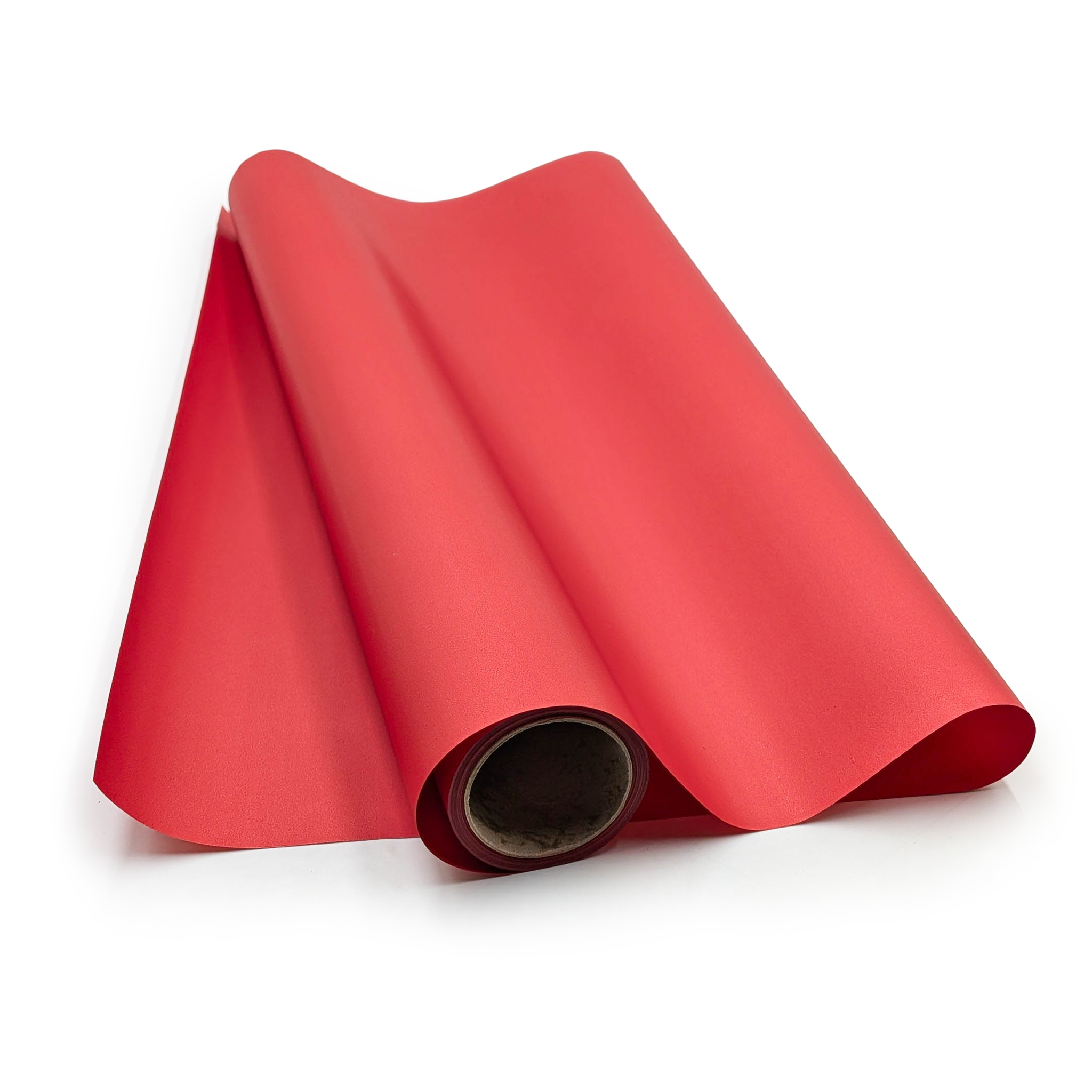 Duftende Floristikfolie – Satin Aroma – Koralle– Rolle 50 cm × 9 m 