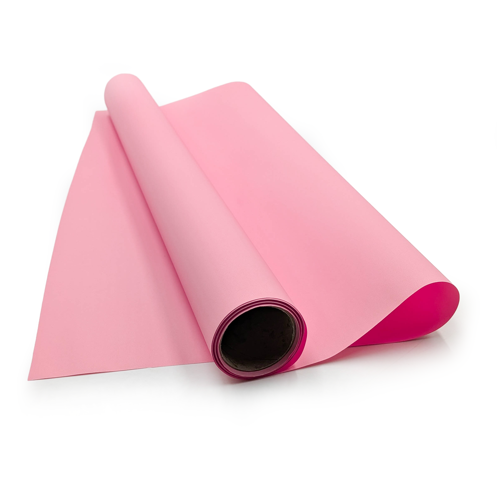 Duftende Floristikfolie – Satin Aroma – Perlmuttrosa – Rolle 50 cm × 9 m 