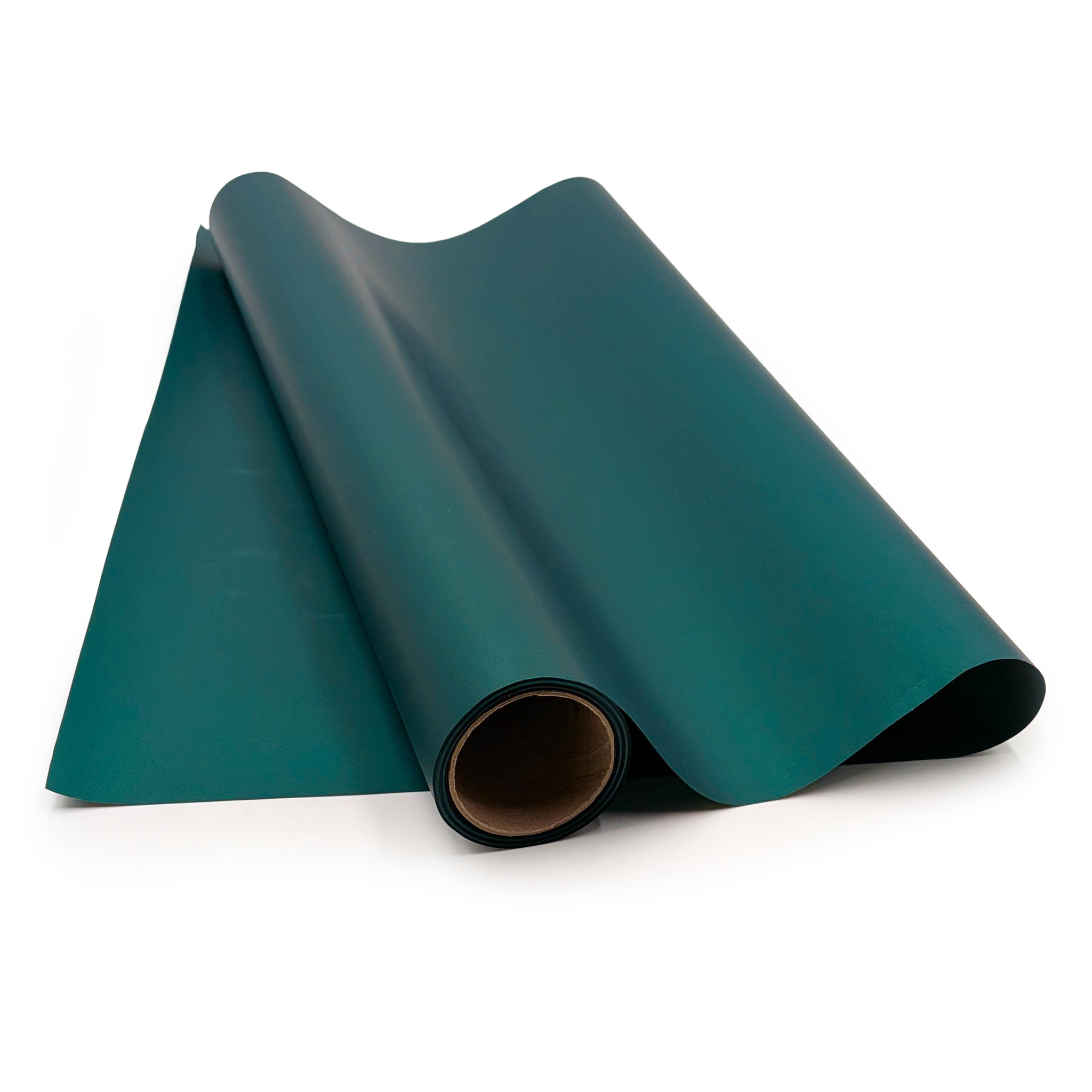 Duftende Floristikfolie – Satin Aroma – Smaragdgrün – Rolle 50 cm × 9 m 