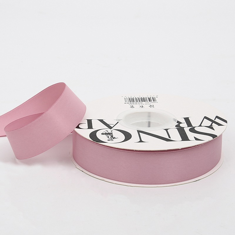 Satin-Blumenband - Kühles Rosa - Rolle 2,5 cm x 18 m