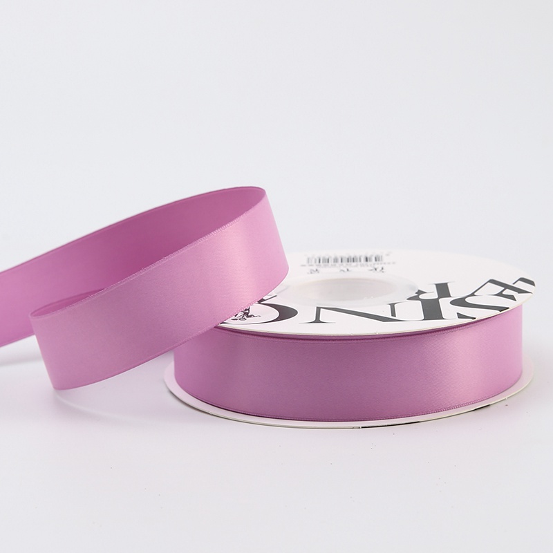 Satin-Blumenband - Fliederrosa - Rolle 2,5 cm x 18 m