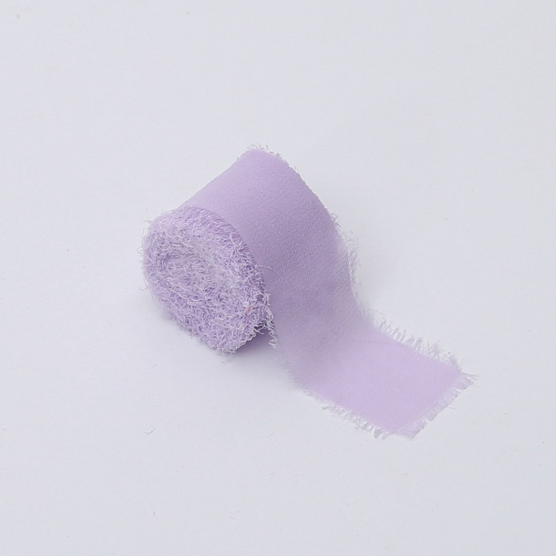 Floristikband – Chiffon – Lavendel – Rolle 4 cm x 4,5 m
