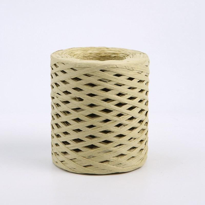 Dekorative Schnur – Synthetische Raffia – Pistaziengrün – Rolle 180 m 