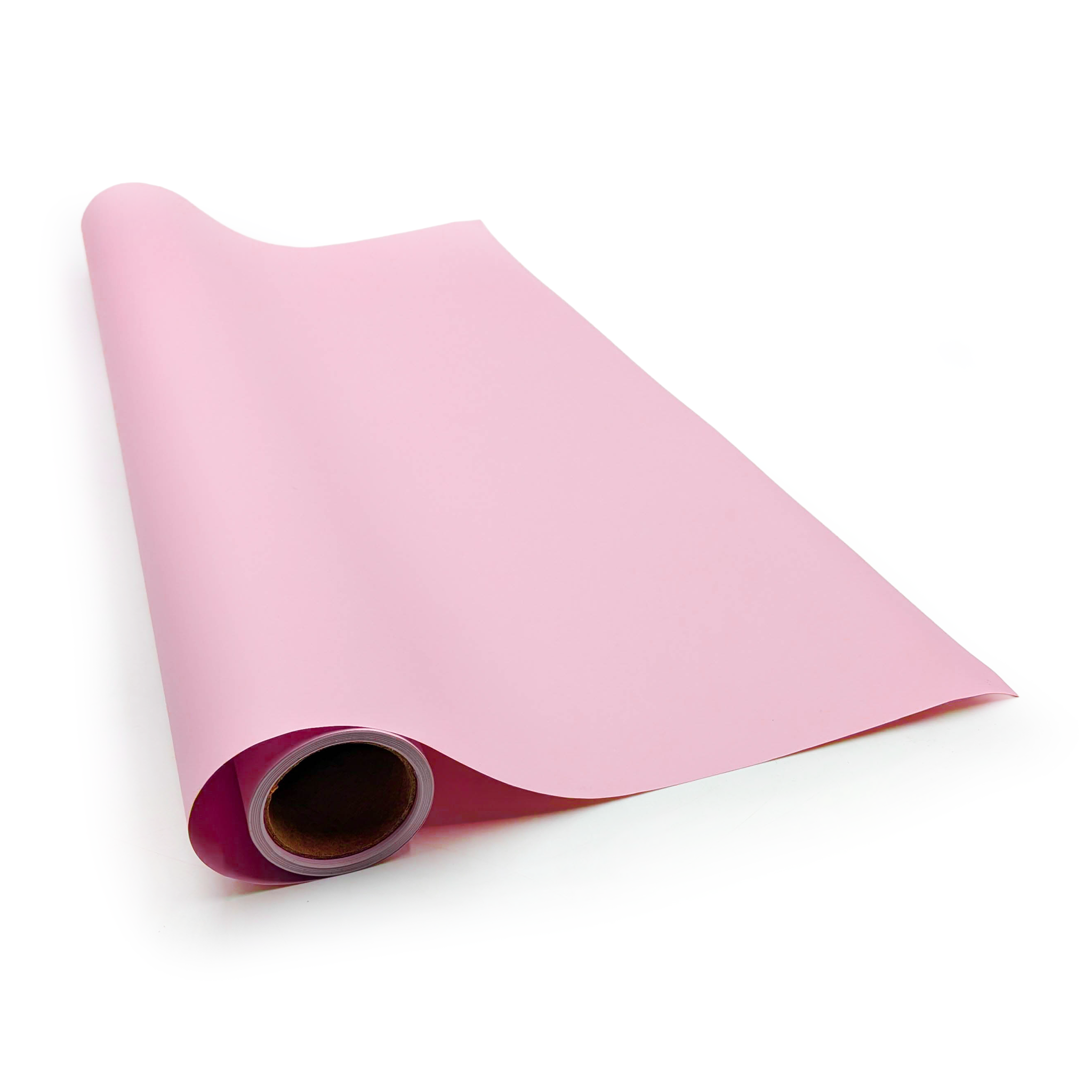 Floristische Folie - "Elegant" Kaltrosa - Rolle 58cm x 10m