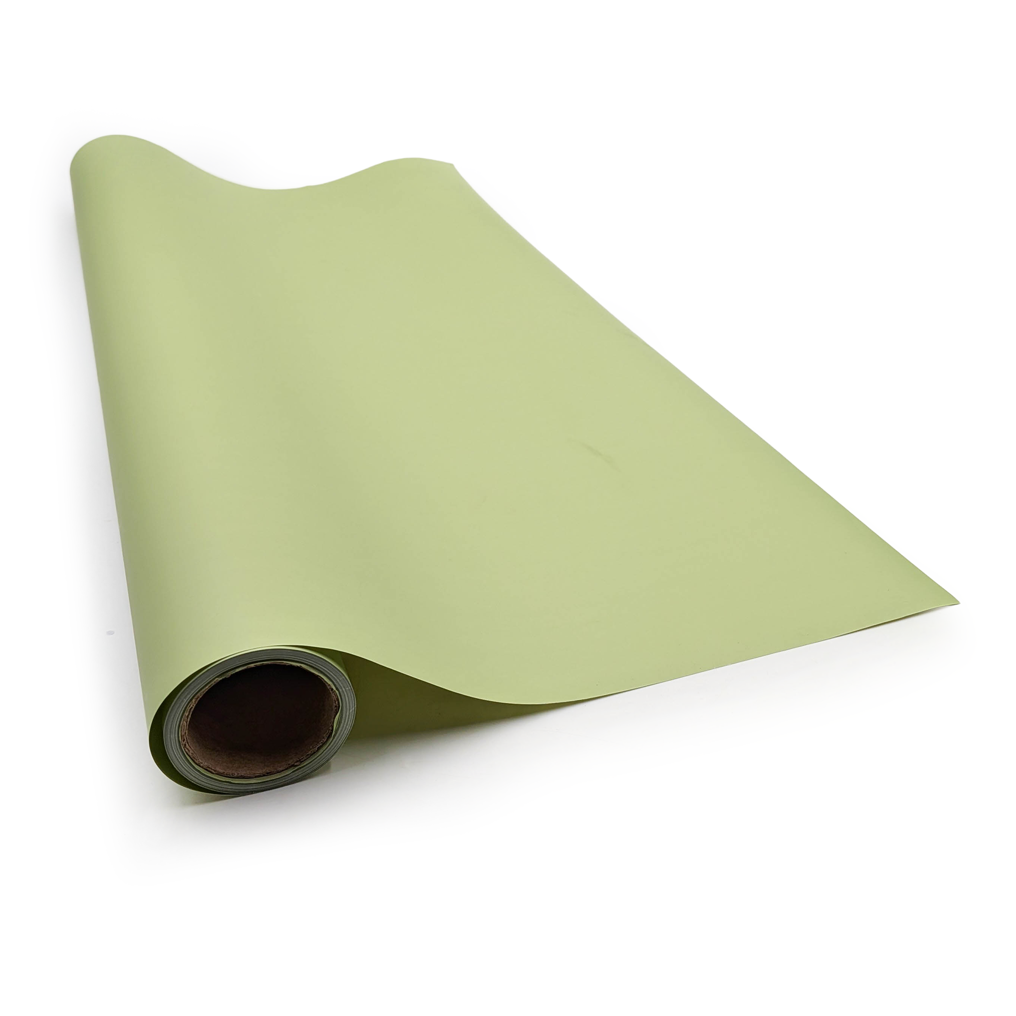 Floristische Folie - "Elegant" Salbeigrün- Rolle 58cm x 10m