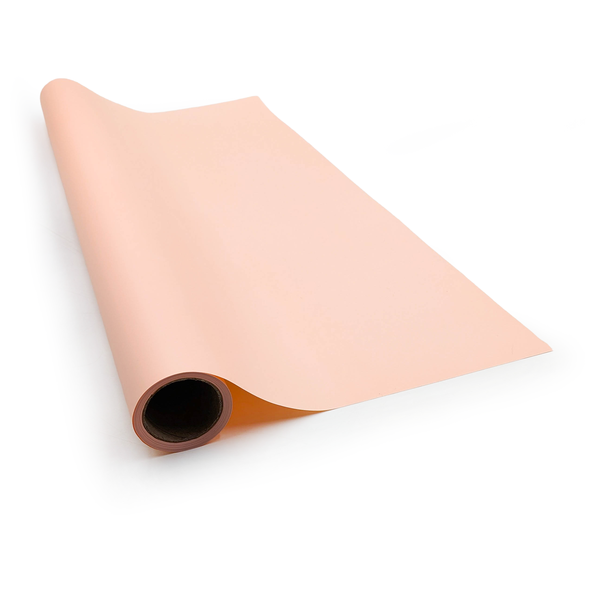 Floristische Folie - "Elegant" Pfirsich - Rolle 58cm x 10m