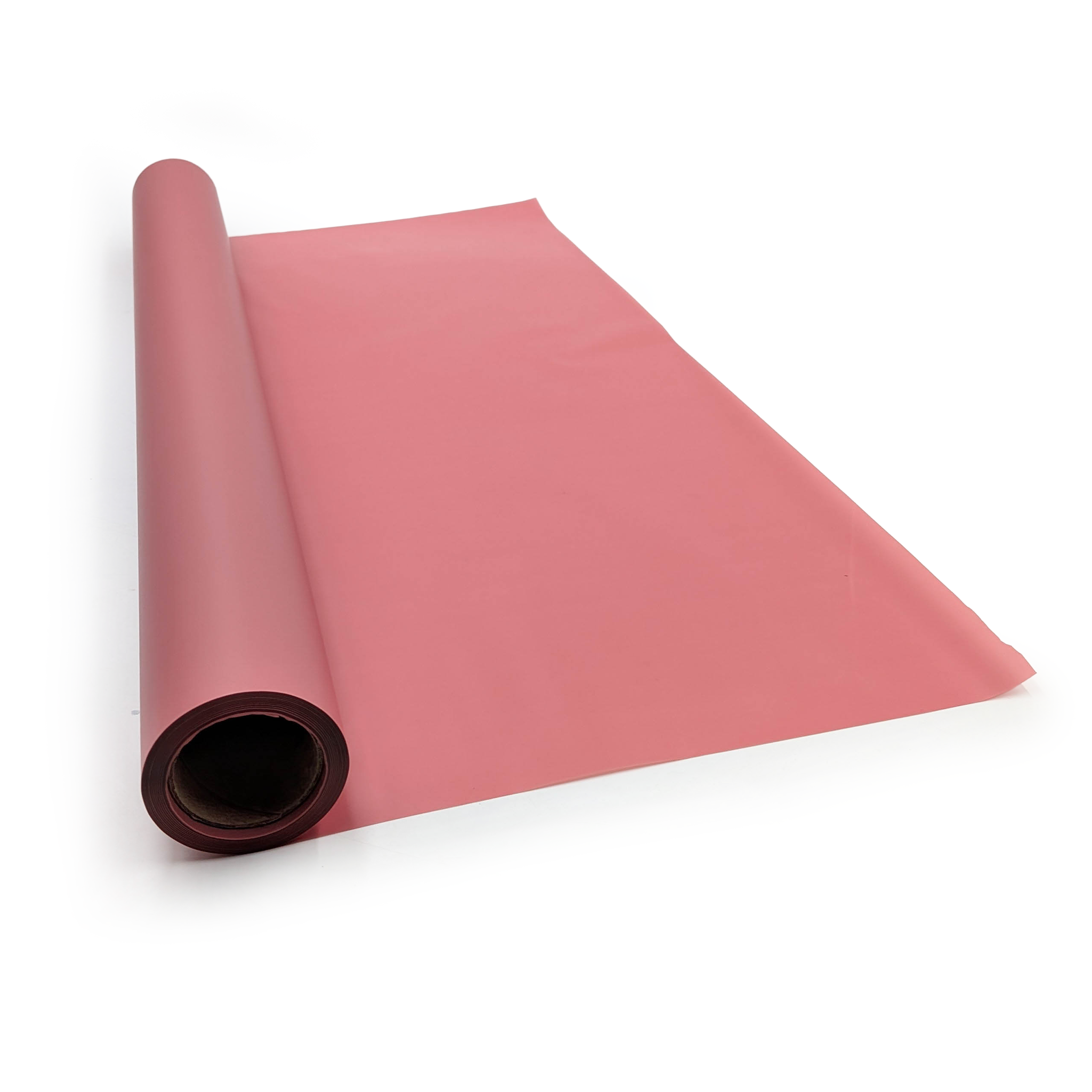 Matte Blumenfolie – „Matte 90er“ – Viktorianisches Rosa – Rolle 58 cm x 20 m