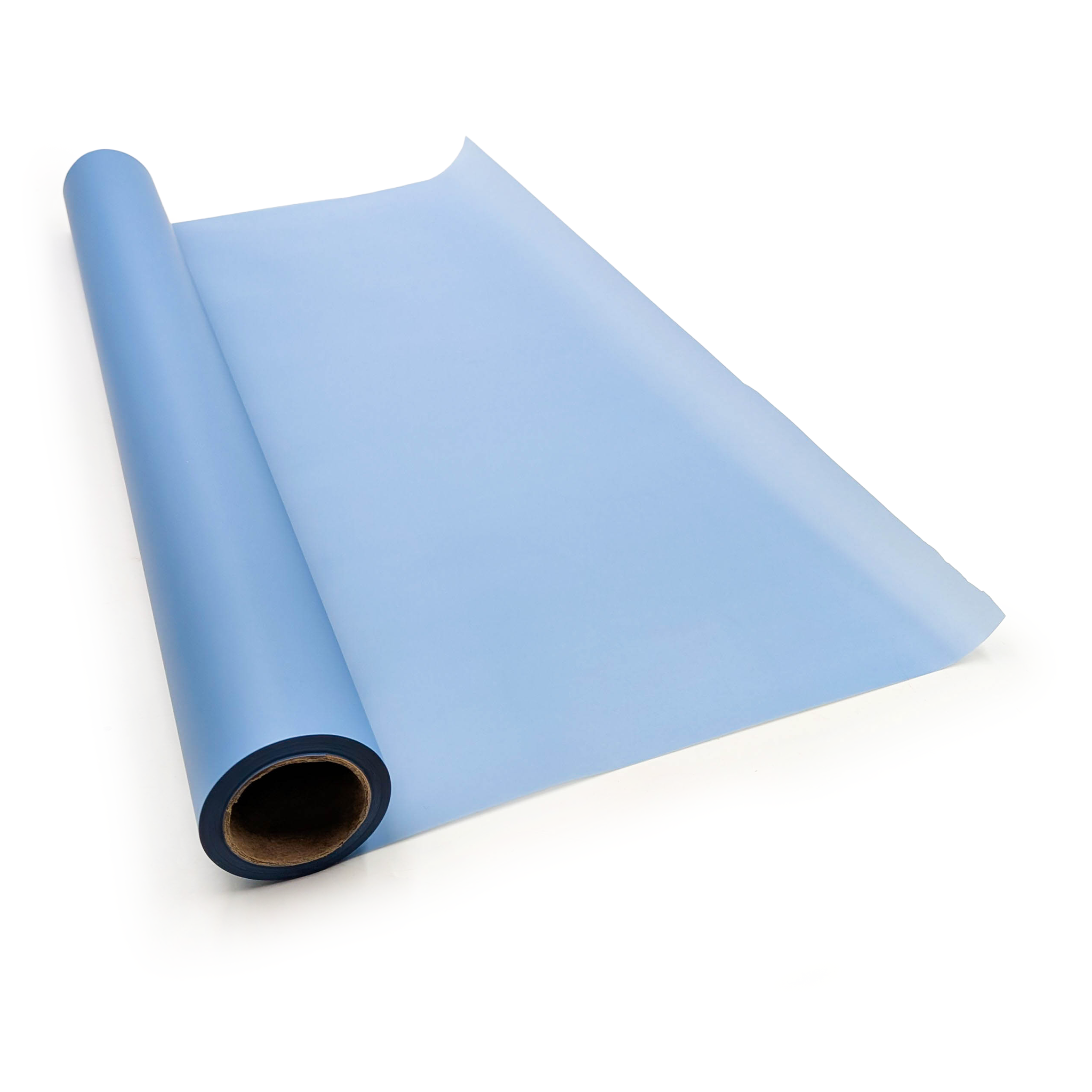 Matte Blumenfolie – „Matte 90er“ – Columbia Blue – Rolle 58 cm x 20 m (1)