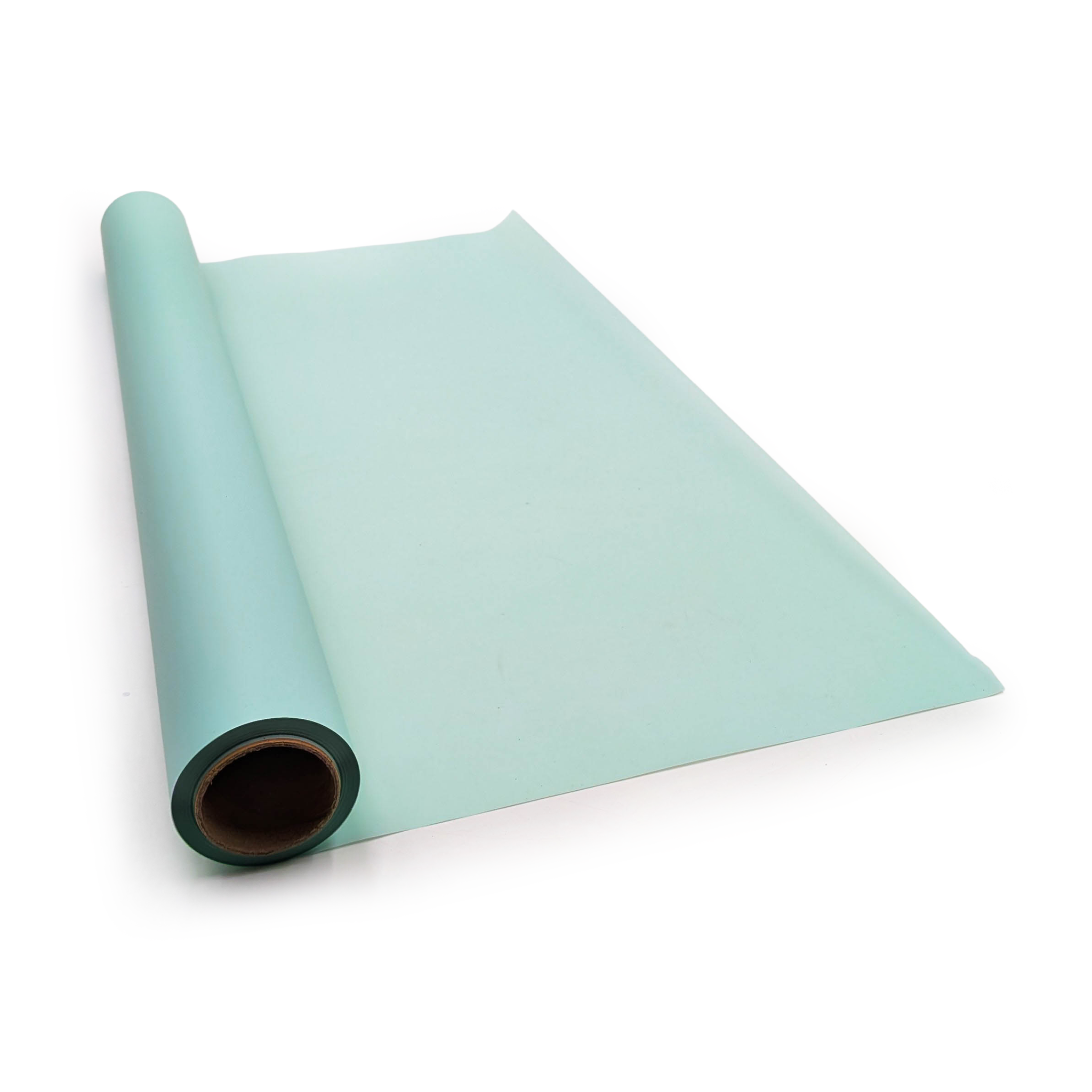 Matte Blumenfolie – „Matte 90er“ – Pastellgrün – Rolle 58 cm x 20 m