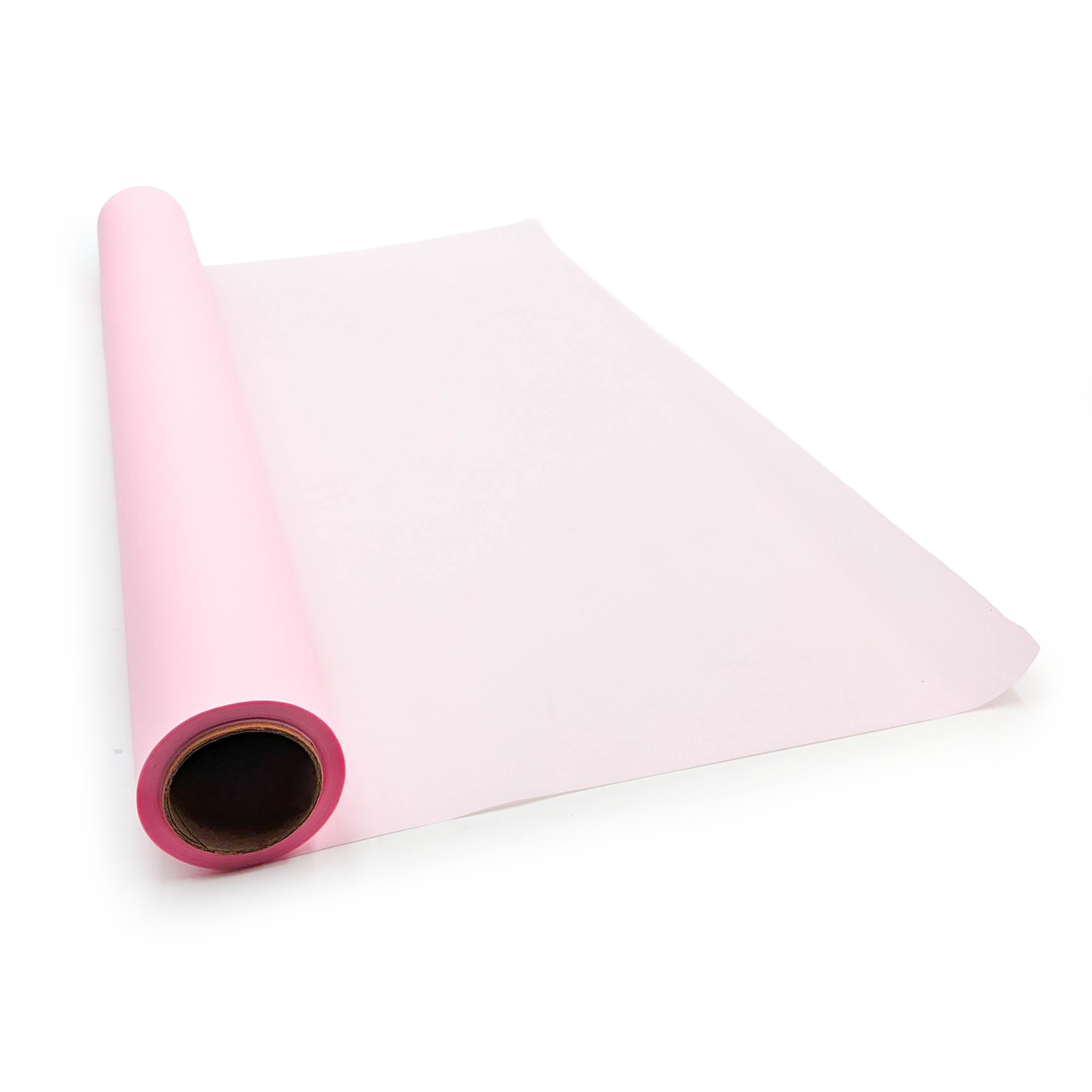 Matte Blumenfolie – „Matte 90er“ – Hell-Pink – Rolle 58 cm x 20 m