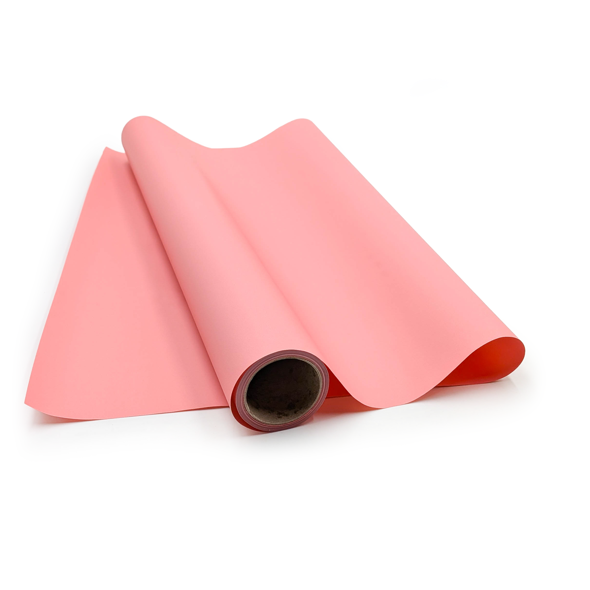 Duftende Floristenfolie – Satin Aroma – Puderrosa – Rolle 50 cm × 9 m 