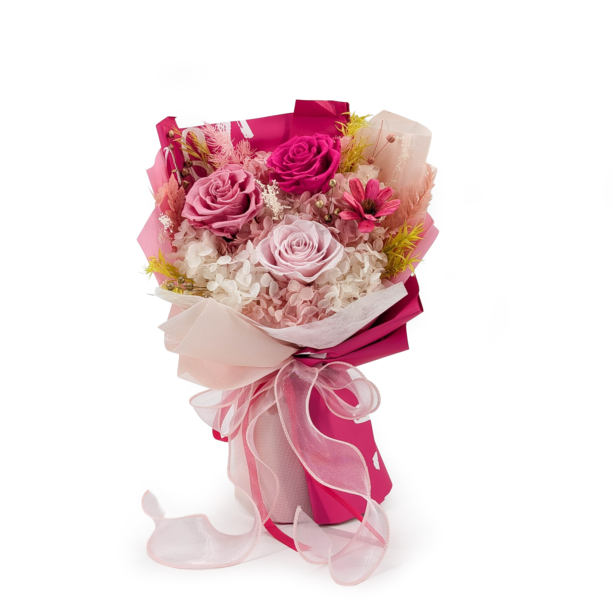 Premium-Blumenstrauß in Geschenkbox – EVERGIVE – A Lasting Gesture – Candy Charm