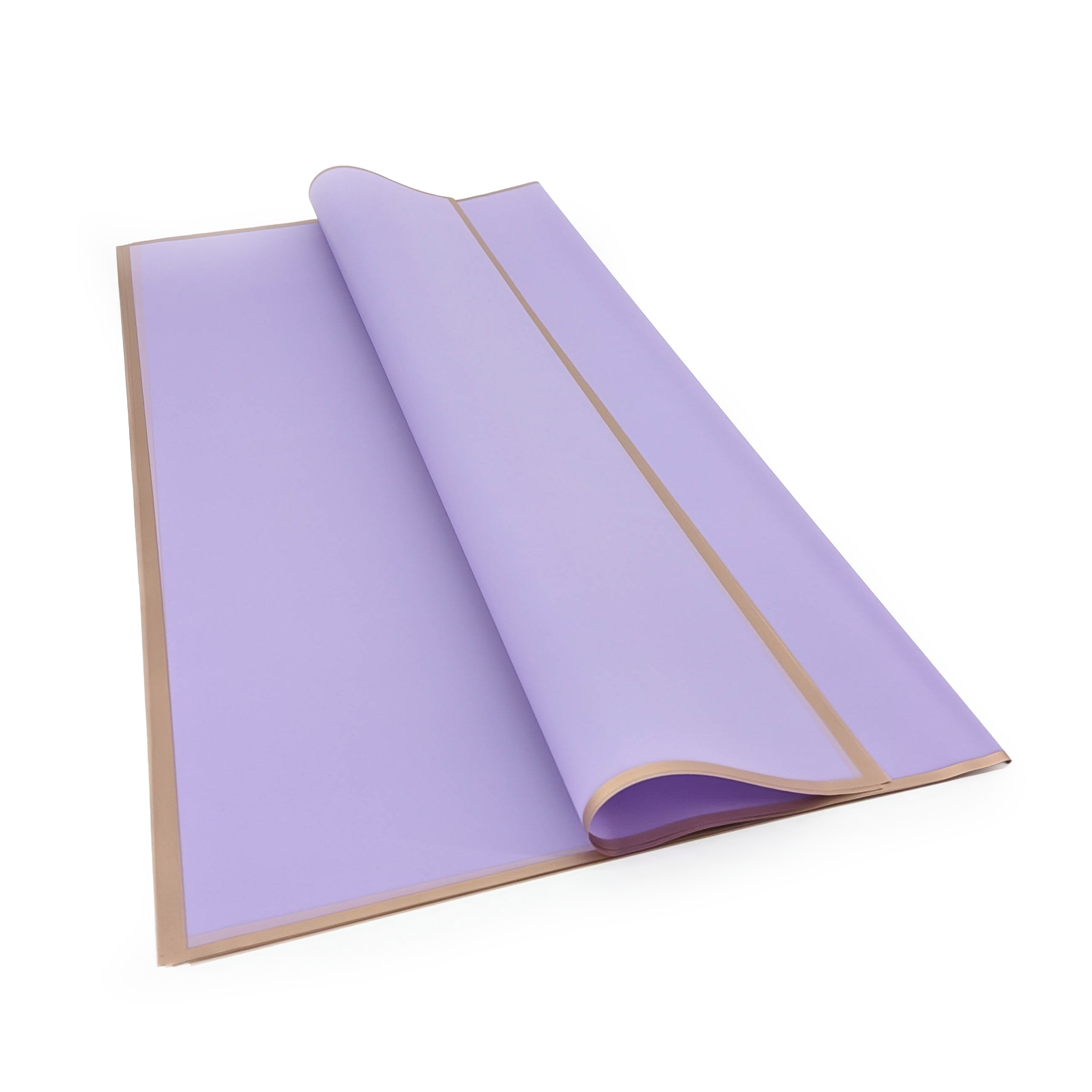 Floristische Folie - "Frame" Lavendel - Bögen 58x58 cm - 20 Stück