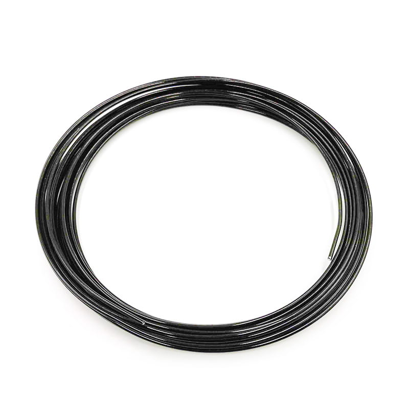 Floristischer Draht - Ring - 2 mm x 10 m - Schwarz