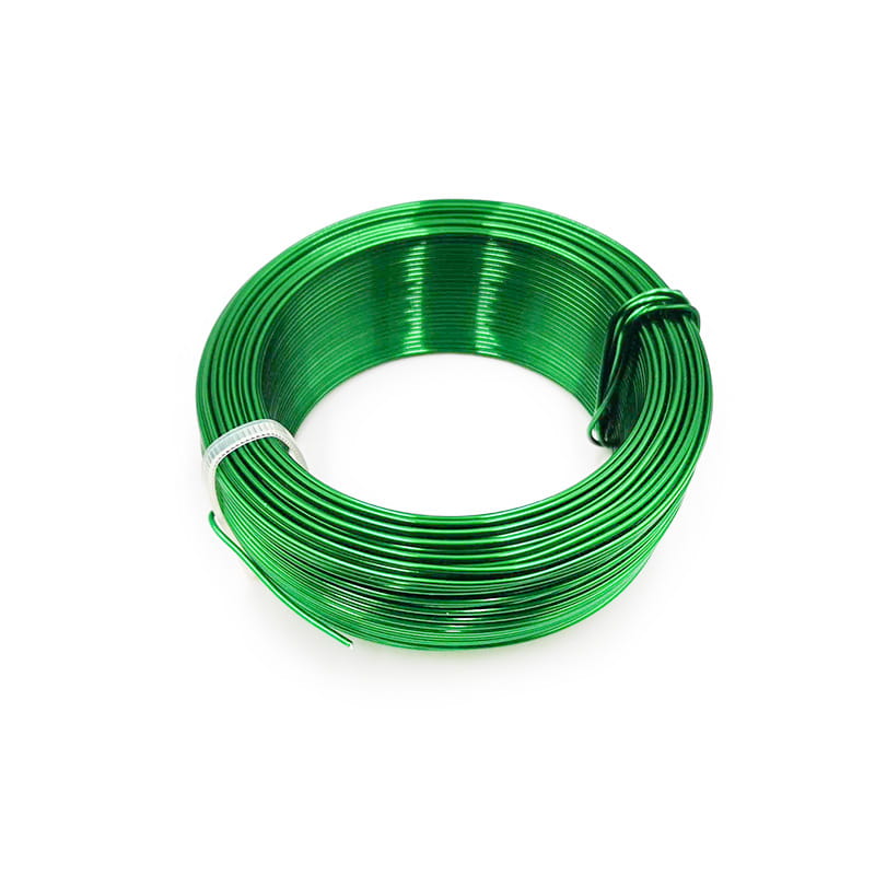 Floristischer Draht - Kleiner Ring - 1 mm x 50 m - Grün