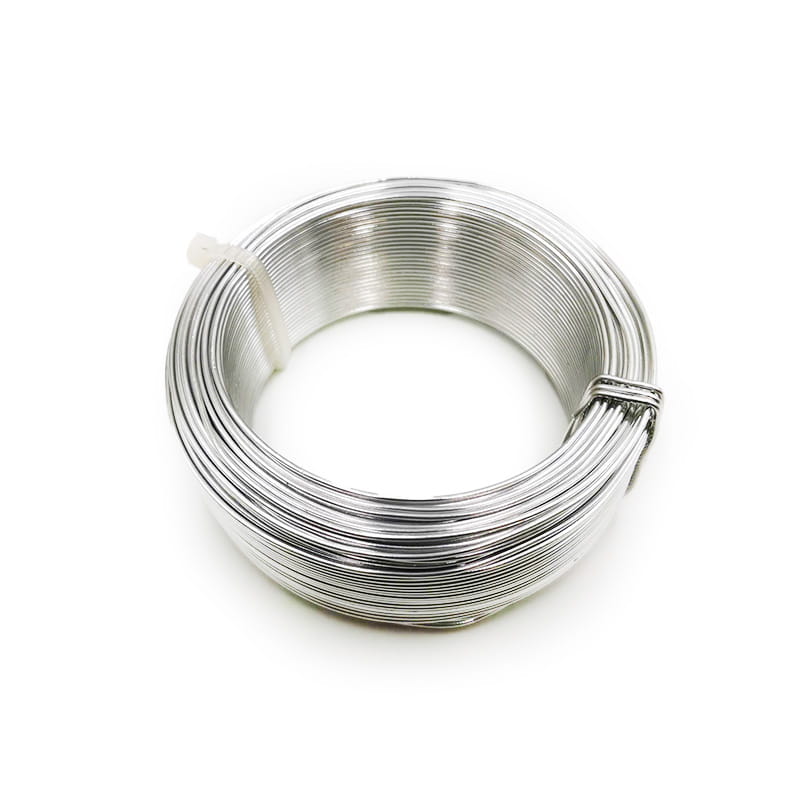 Floristischer Draht - Kleiner Ring - 1 mm x 50 m - Silber