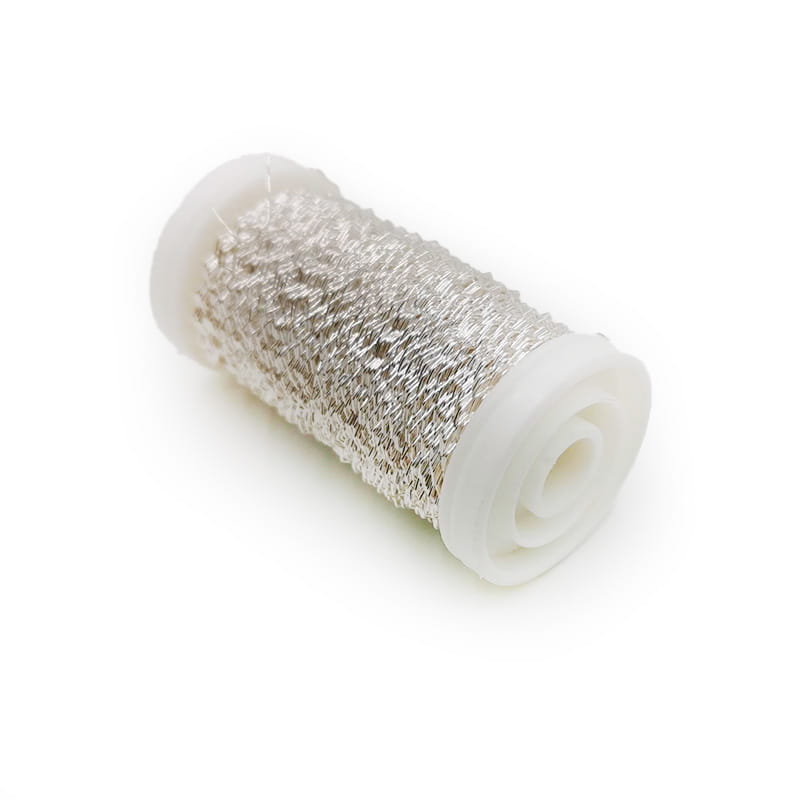 Geprägter Floristendraht - Silber - 70 m