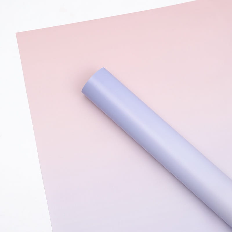 Floristische Folie - "Gradient" Flieder + Pink - Bögen 50x58 cm - 20 Stück