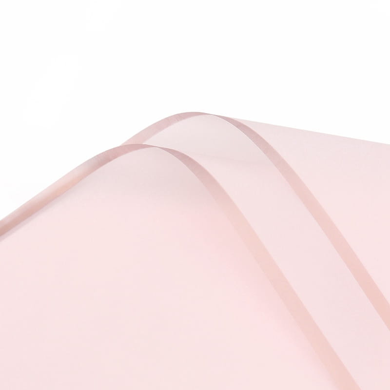 Floristische Folie - "Frame" Hellrosa - Bögen 58x58 cm - 20 Stück