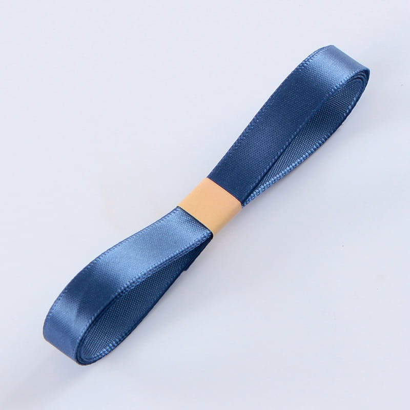 Schleife - Rauchblau - Rolle 1cmx82m