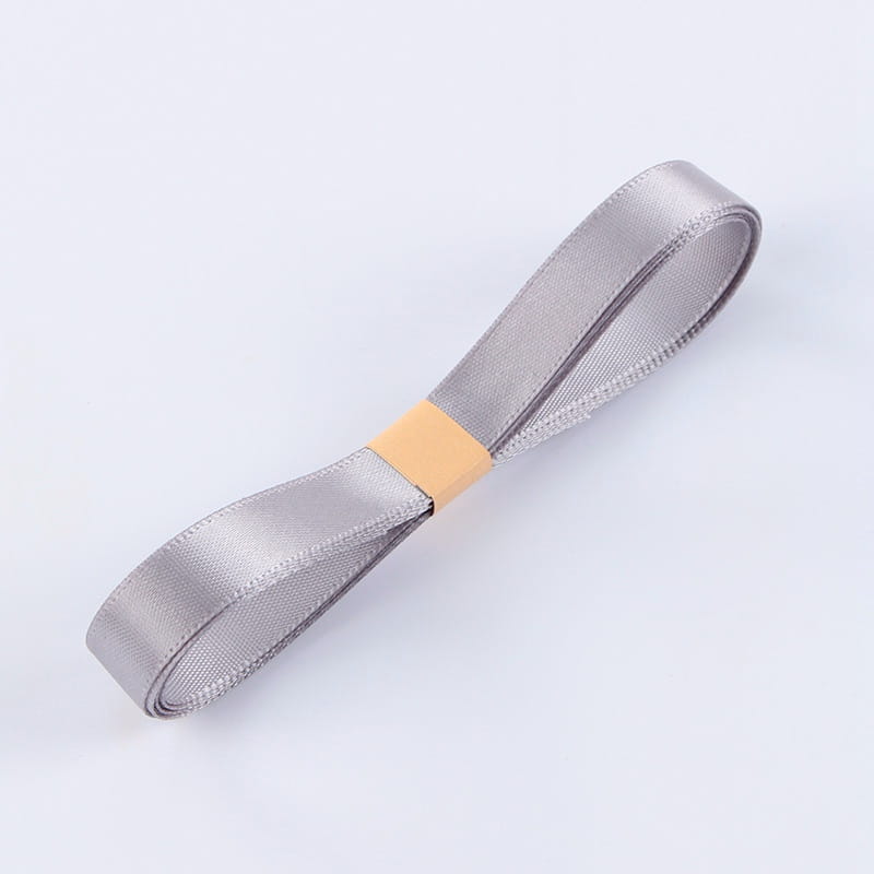Schleife - Grau - Rolle 1cmx82m