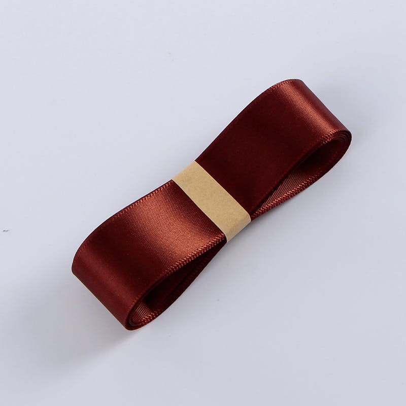 Schleife - Schokolade - Rolle 2,5 cm x 32 m